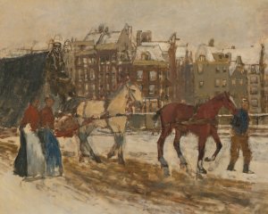 Rokin by George Hendrik Breitner Oil Painting