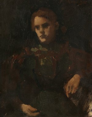 Study after the Model by George Hendrik Breitner Oil Painting