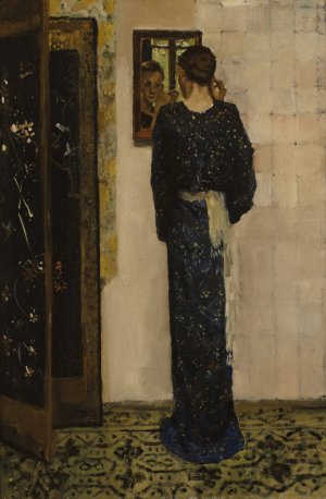 The Earring by George Hendrik Breitner Oil Painting