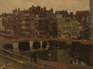 The Rokin, Amsterdam by George Hendrik Breitner Oil Painting