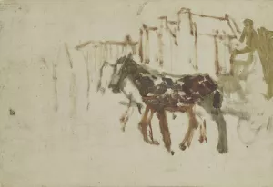 The Rokin by George Hendrik Breitner Oil Painting