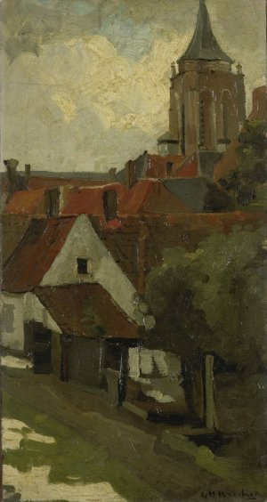 The Tower of Gorkum by George Hendrik Breitner Oil Painting
