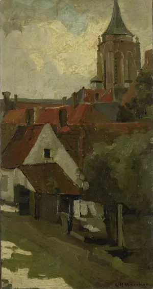 The Tower of Gorkum by George Hendrik Breitner Oil Painting