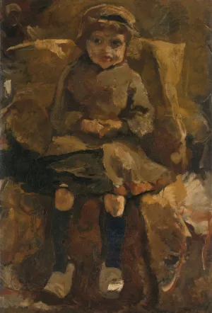 The Wooden Shoes by George Hendrik Breitner Oil Painting
