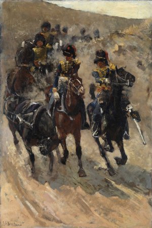 The Yellow Riders by George Hendrik Breitner Oil Painting