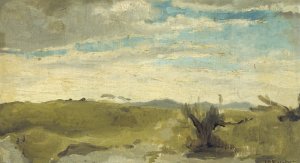View in the Dunes near Dekkersduin, The Hague by George Hendrik Breitner Oil Painting