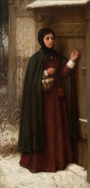 The Scarlet Letter by George Henry Boughton Oil Painting
