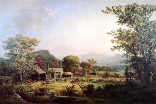 Main Product Photo of Cider Making in the Country Painting by George Henry Durrie