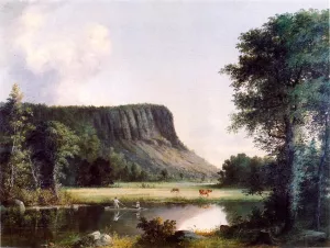 East Rock, New Haven painting by George Henry Durrie