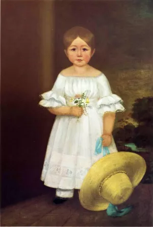 Elizabeth O'Kane by George Henry Durrie Oil Painting