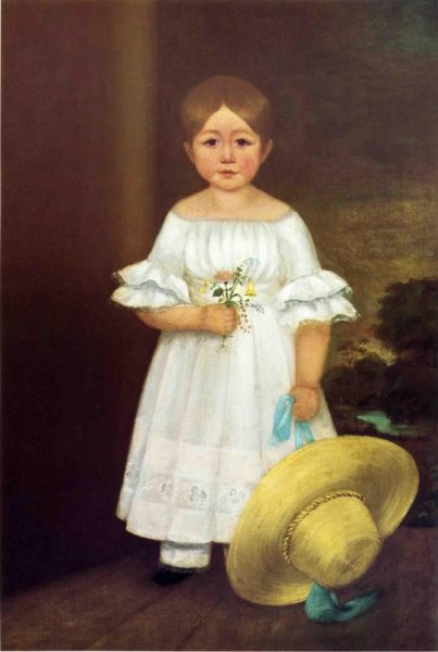 Elizabeth O'Kane by George Henry Durrie - Hand-Painted Oil Painting Reproduction