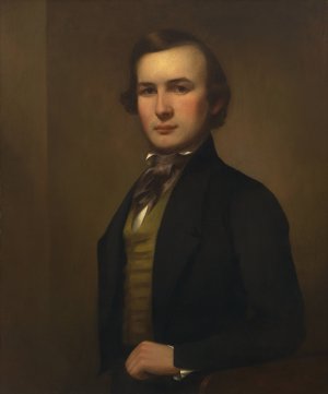 Self-Portrait by George Henry Durrie Oil Painting