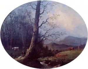Spring Oil painting by George Henry Durrie