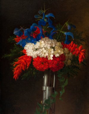 Patriotic Bouquet by George Henry Hall Oil Painting