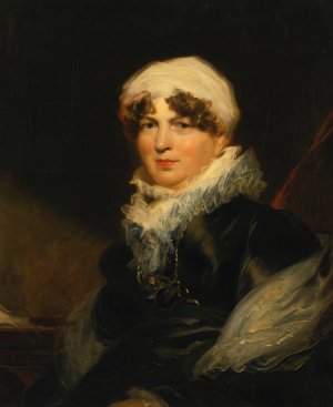 Portrait of a lady Oil painting by George Henry Harlow