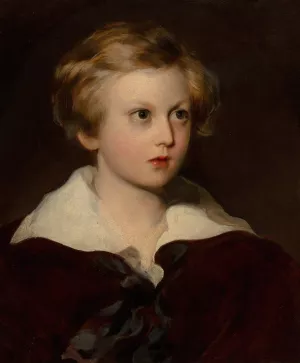 Portrait of Master John Fletcher by George Henry Harlow Oil Painting