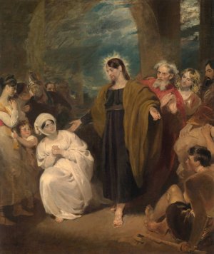 The Virtue of Faith by George Henry Harlow Oil Painting
