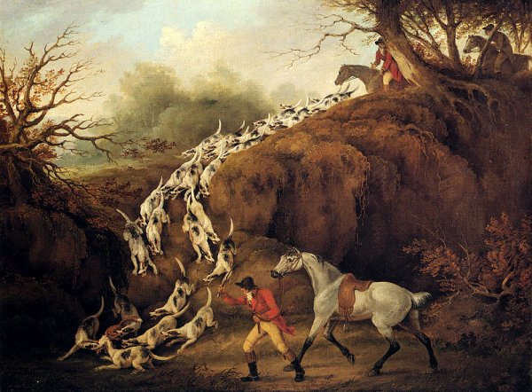 Over The Hill by George Henry Laporte - Hand-Painted Oil Painting Reproduction