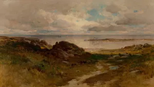 A Bit of Massachusetts Coast by George Henry Smillie Oil Painting