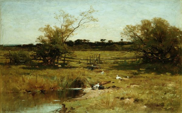 Main Product Photo of East Hampton Meadows  Painting by George Henry Smillie