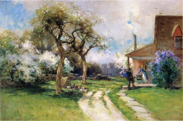 Main Product Photo of Near Ridgefield Painting by George Henry Smillie