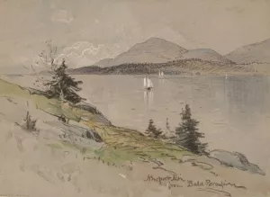 Newport Mountain from Bald Porcupine by George Henry Smillie Oil Painting