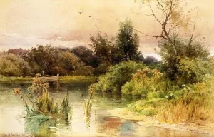 Summer Inlet painting by George Henry Smillie