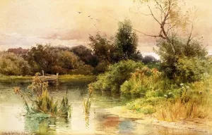Summer Inlet Oil Painting by George Henry Smillie - Bestsellers