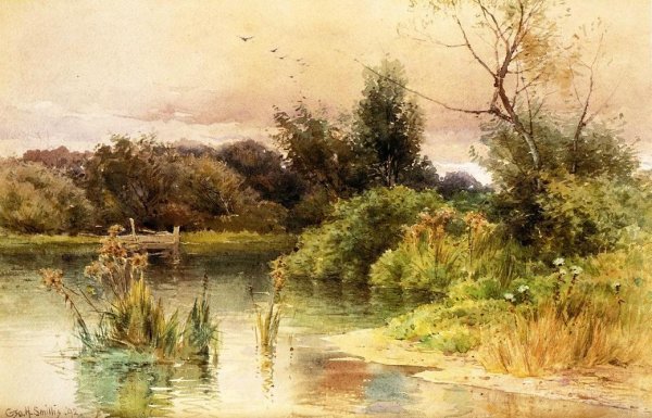 Main Product Photo of Summer Inlet Painting by George Henry Smillie
