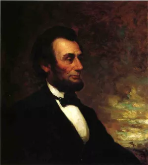 Portrait of Abraham Lincoln by George Henry Story Oil Painting