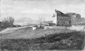 Convent near Rome by George Henry Yewell Oil Painting