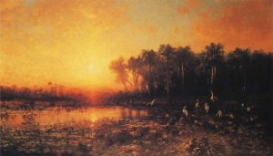 Florida Sunrise by George Herbert McCord Oil Painting