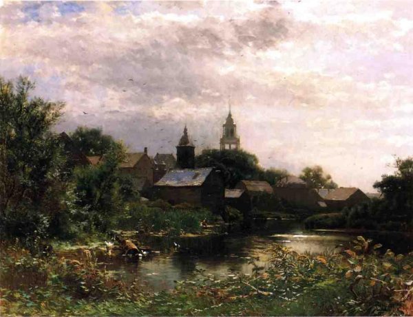 Main Product Photo of Manchester, Vermont Painting by George Herbert McCord