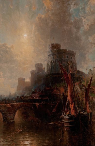 Main Product Photo of Windsor Castle, England  Painting by George Herbert McCord