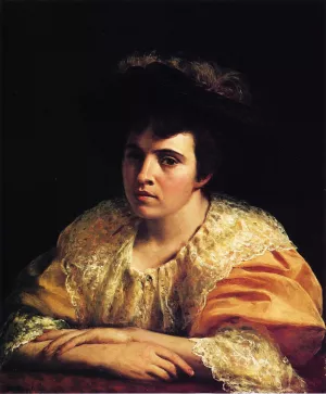 Portrait of Lila B. Hetzel Oil painting by George Hetzel