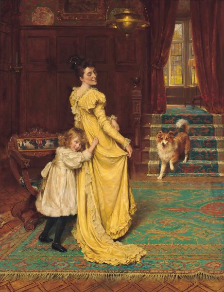 Hide and seek by George Hillyard Swinstead - Hand-Painted Oil Painting Reproduction