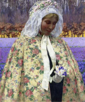 Easter Sunday also known as In Brabant, The Bride by George Hitchcock Oil Painting