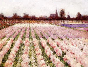 Field of Flowers by George Hitchcock Oil Painting