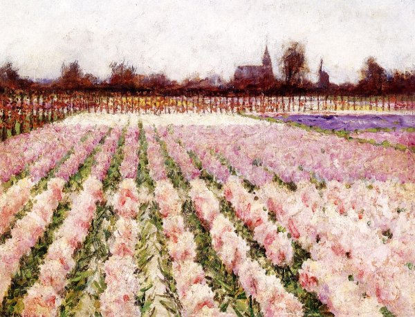 Main Product Photo of Field of Flowers Painting by George Hitchcock