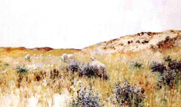 Main Product Photo of The Dunes, Holland Painting by George Hitchcock