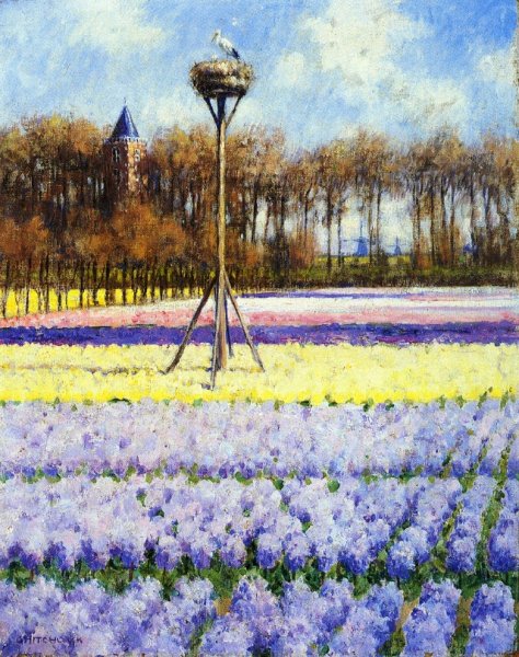 Main Product Photo of The Stork's Nest Painting by George Hitchcock