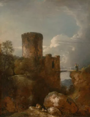 Conway Castle by George Howland Beaumont Oil Painting