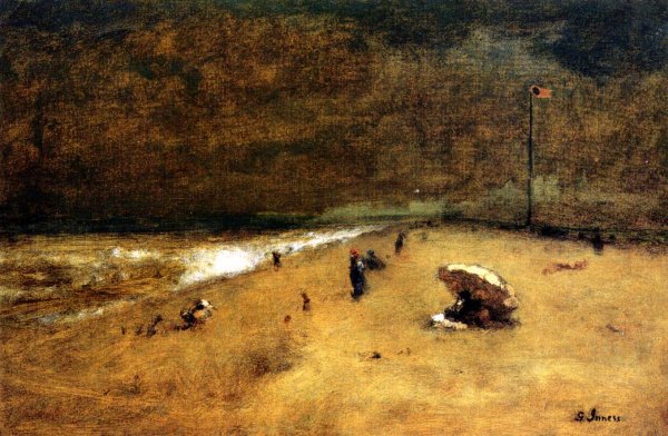 Main Product Photo of Along the Jersey Shore Painting by George Inness