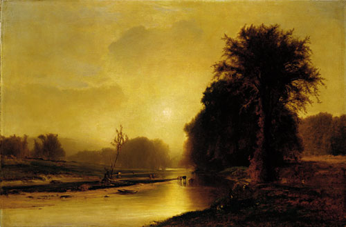 Main Product Photo of Autumn Meadows Painting by George Inness