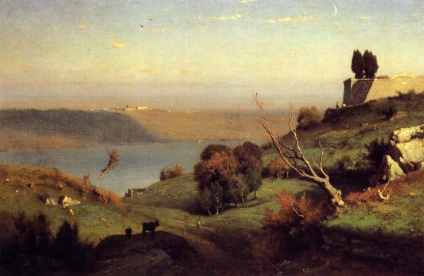 Castel Gandolfo by George Inness - Hand-Painted Oil Painting Reproduction