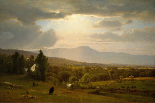 Catskill Mountains  by George Inness - Hand-Painted Oil Painting Reproduction