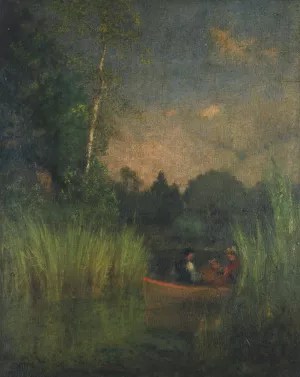 Dusk in the Rushes by George Inness Oil Painting