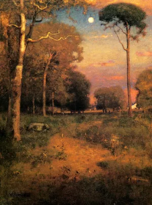 Early Moonrise, Florida also known as Early Morning, Florida by George Inness - Oil Painting Reproduction