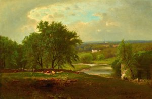 Englewood, New Jersey by George Inness Oil Painting