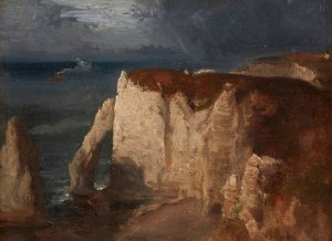 Etretat by George Inness Oil Painting